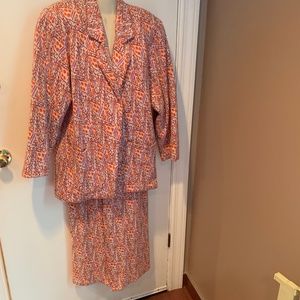 1980's Gene Ewing skirt suit
